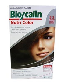 BIOSCALIN NUTRI COLOR 5,3 CASTANO CHIARO DORATO SINCROB 124 ML - Gruppofarmastore.it