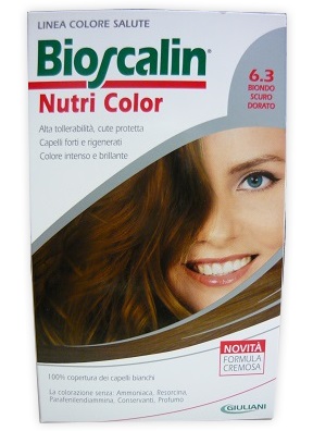 BIOSCALIN NUTRI COLOR 6,3 BIONDO SCURO DORATO SINCROB 124 ML - Gruppofarmastore.it
