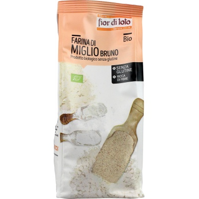 FARINA MIGLIO BRUNO SENZA GLUTINE BIO 375 G - Gruppofarmastore.it