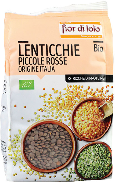 LENTICCHIE PICCOLE ROSSE ITALIA BIO 400 G - Gruppofarmastore.it