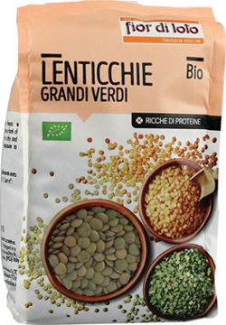 LENTICCHIE VERDI BIO 400 G - Gruppofarmastore.it