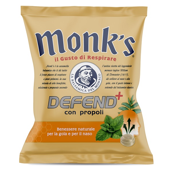 MONKS CARAMELLE DEFEND PROPOLI 46 G - Gruppofarmastore.it
