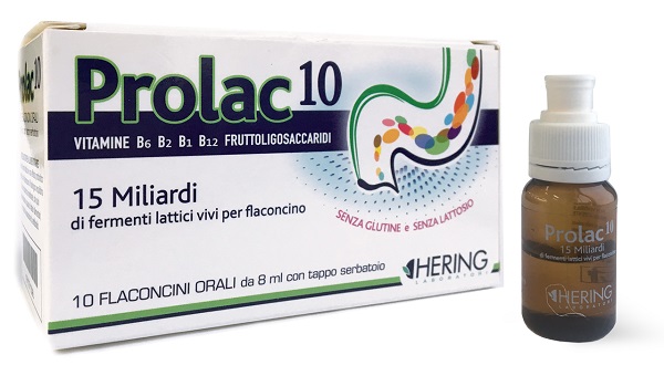 PROLAC10 FERMENTI LATTICI 15 MILIARDI 10 FLACONCINI 8 ML - Gruppofarmastore.it