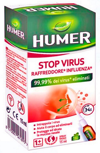 SPRAY NASALE URGO HUMER STOP VIRUS 15 ML - Gruppofarmastore.it