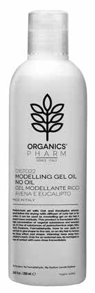 ORGANICS PHARM MODELLING GEL OIL NON OIL OAT AND EUCALYPTUS 250 ML - Gruppofarmastore.it