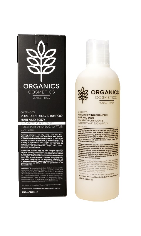 ORGANICS PHARM PURE PURIFYING SHAMPOO HAIR AND BODY 250 ML - Gruppofarmastore.it