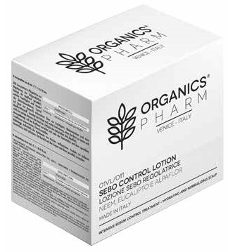 ORGANICS PHARM SEBO CONTROL LOTION NEEM-EUCALYPTUS-ALPAFLOR 6 FIALE DA 6 ML - Gruppofarmastore.it
