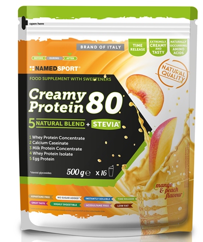 CREAMY PROTEIN MANGO PEACH 500 G - Gruppofarmastore.it