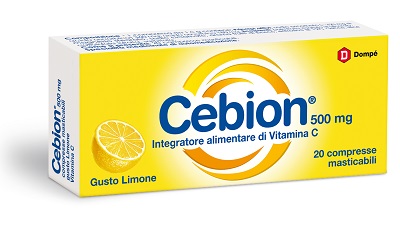 CEBION MASTICABILE LIMONE VITAMINA C 500 MG 20 COMPRESSE - Gruppofarmastore.it