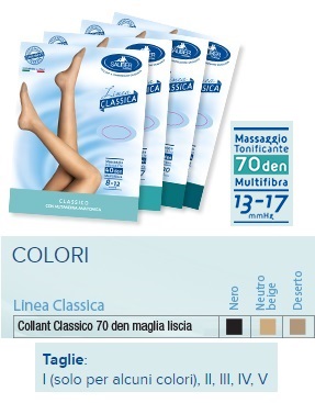 SAUBER COLLANT 70 DENARI MAGLIA LISCIA N BEIG 4 LINEA CLASSICA - Gruppofarmastore.it