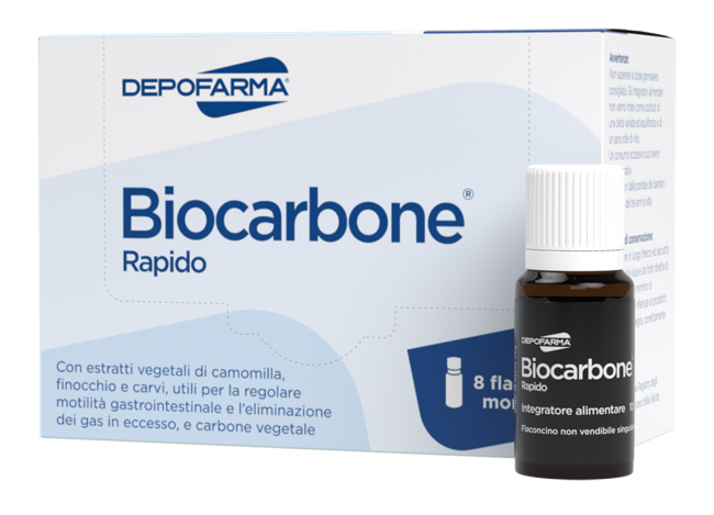 BIOCARBONE RAPIDO 8 FLACONCINI - Gruppofarmastore.it