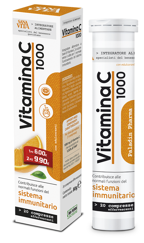 SANAVITA VITAMINA C 20 COMPRESSE EFFERVESCENTI - Gruppofarmastore.it
