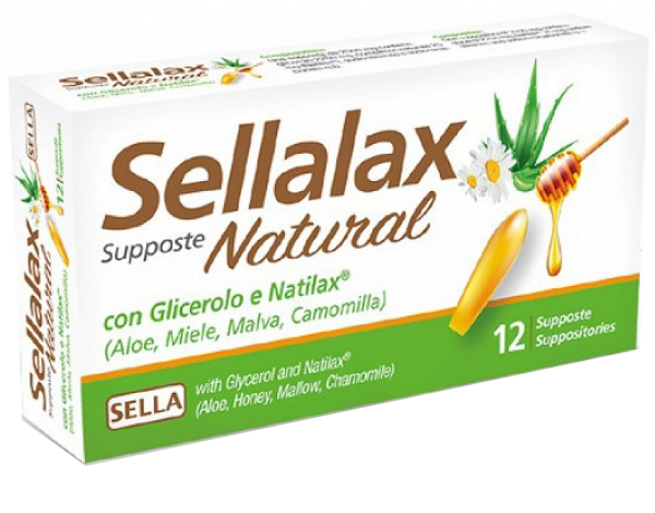 SELLALAX NATURAL MD 12 SUPPOSTE - Gruppofarmastore.it