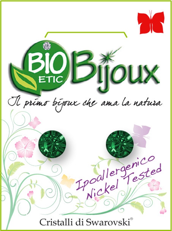 ORECCHINO XIRIUS 6,2 MM EMERALD - Gruppofarmastore.it