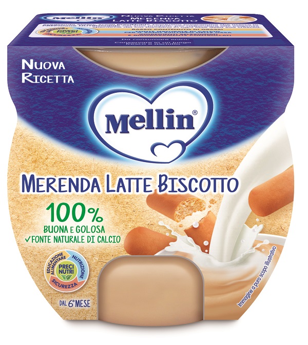 MELLIN MERENDA LATTE BISCOTTO 2 X 100 G - Gruppofarmastore.it
