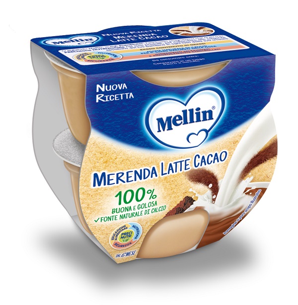 MELLIN MERENDA LATTE CACAO 2 X 100 G - Gruppofarmastore.it