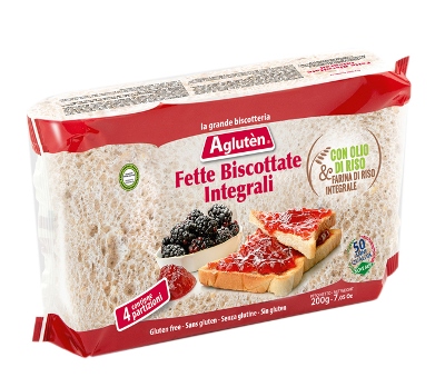 AGLUTEN FETTE BISCOTTATE INTEGRALI SENZA GLUTINE 200 G - Gruppofarmastore.it