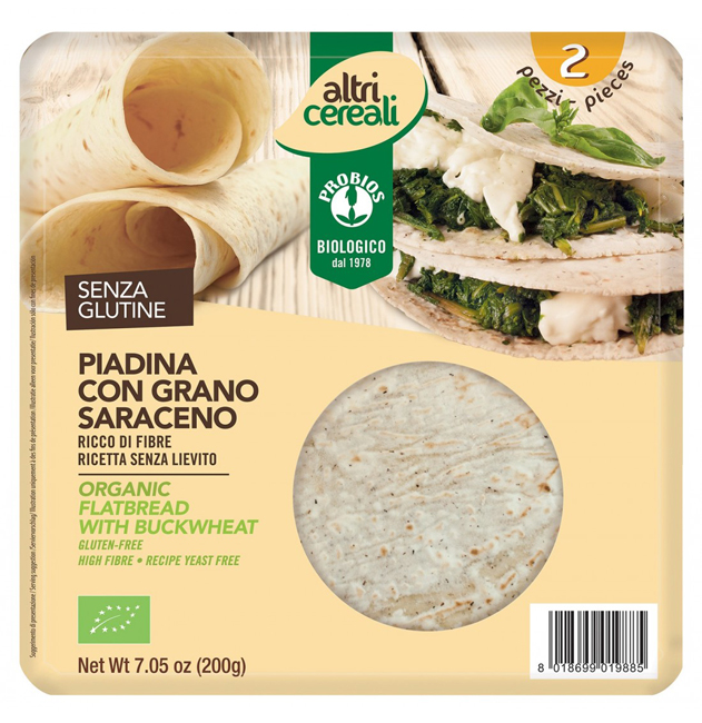 ALTRICEREALI PIADINA CON GRANO SARACENO 200 G - Gruppofarmastore.it
