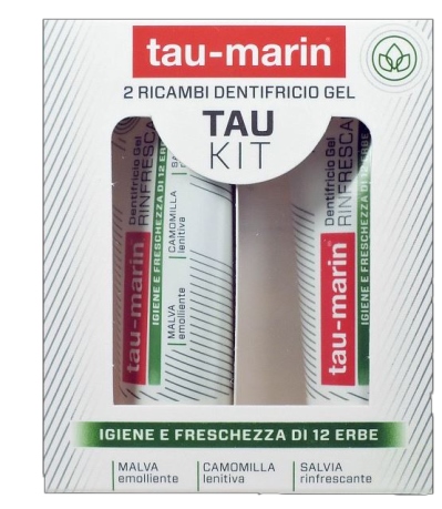 TAU MARIN DENTIFRICIO RINFRESCANTE RICARICA TAU KIT 2X20ML - Gruppofarmastore.it