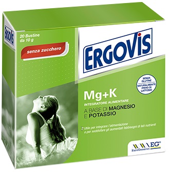 ERGOVIS MG+K SENZA ZUCCHERO 20 BUSTINE 5 G - Gruppofarmastore.it