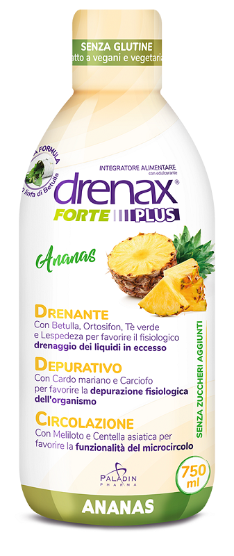 DRENAX FORTE PLUS ESOTICO CON ESTRATTO D'ANANAS 750 ML - Gruppofarmastore.it