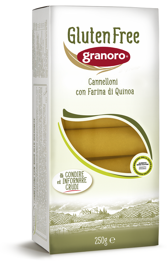 GLUTEN FREE GRANORO CANNELLONI 250 G - Gruppofarmastore.it