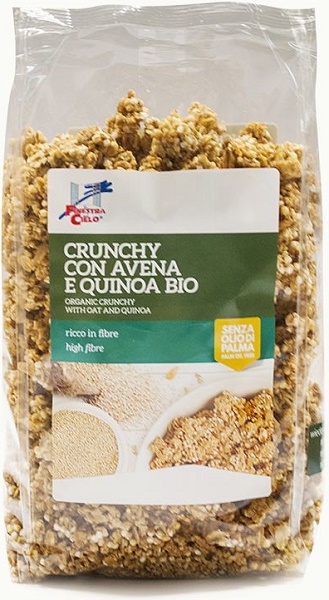 CRUNCHY CON AVENA E QUINOA 375 G - Gruppofarmastore.it