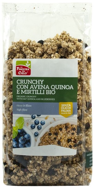 CRUNCHY CON AVENA QUINOA E MIRTILLI - Gruppofarmastore.it