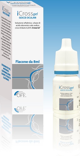 ICROSS GEL GOCCE OCULARI ACIDO IALURONICO CROSS-LINKATO 0,4% 8 ML - Gruppofarmastore.it