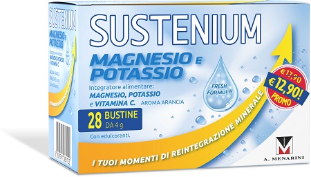 SUSTENIUM MAGNESIO POTASSIO 28 BUSTINE PROMO - Gruppofarmastore.it