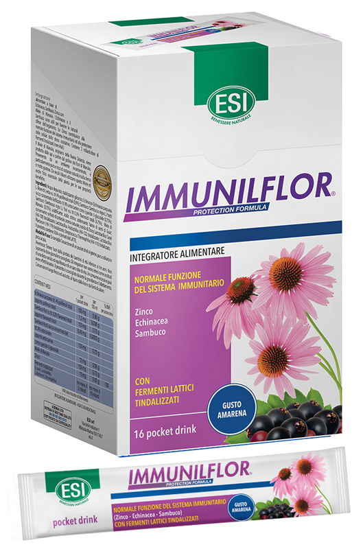 ESI IMMUNILFLOR 16 POCKET DRINK X 20 ML - Gruppofarmastore.it