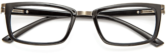 OCCHIALE DA LETTURA PREMONTATO TWINS PLATINUM LUGANO NERO +1,00 - Gruppofarmastore.it