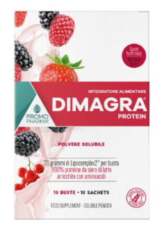 DIMAGRA PROTEIN RED FRUIT 10 BUSTE - Gruppofarmastore.it