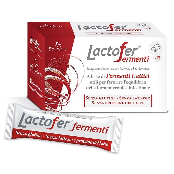 LACTOFER FERMENTI 12 BUSTINE OROSOLUBILI - Gruppofarmastore.it