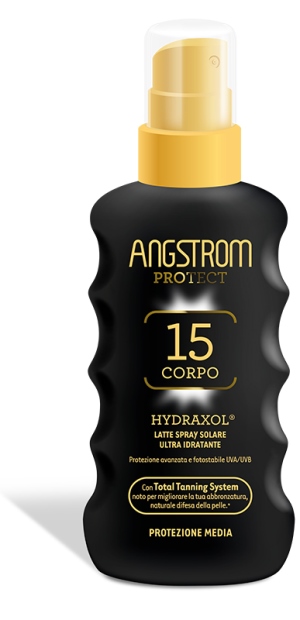 ANGSTROM PROTECT HYDRAXOL LATTE SPRAY SOLARE PROTEZIONE 15 175 ML - Gruppofarmastore.it