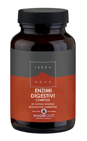 TERRANOVA COMPLESSO DI ENZIMI DIGESTIVI 50 CAPSULE - Gruppofarmastore.it