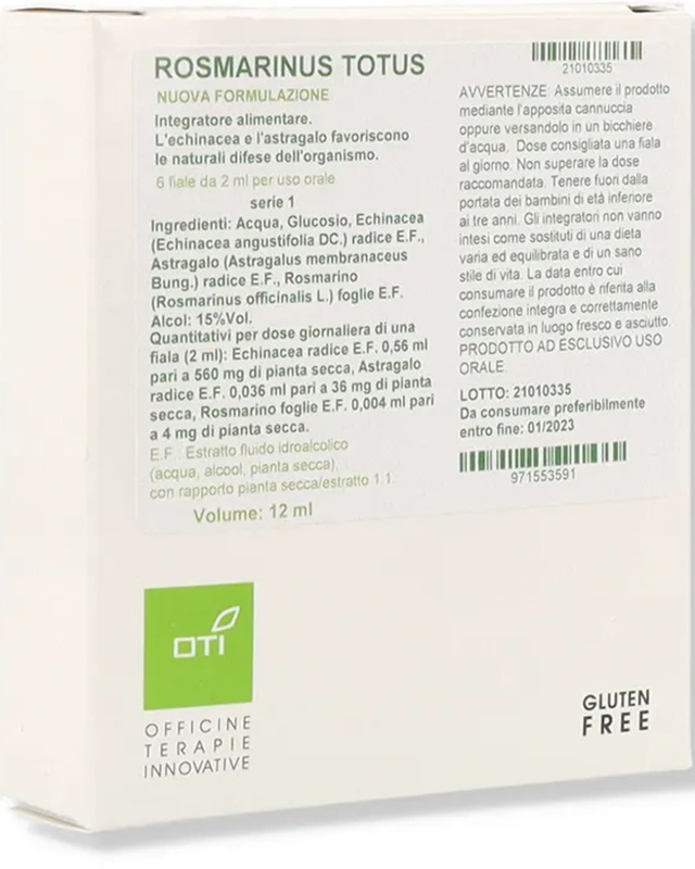 ROSMARINUS TOTUS NUOVA FORMULAZIONE 1SERIE 6FIALE GLUCOSATE 2ML - Gruppofarmastore.it