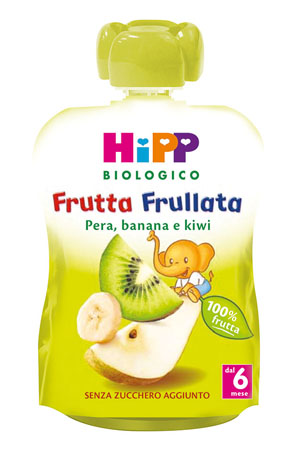 HIPP BIO FRUTTA FRULLATA PERA BANANA KIWI 90 G - Gruppofarmastore.it