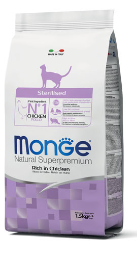 MONGE STERILISED NEW 1500 G - Gruppofarmastore.it