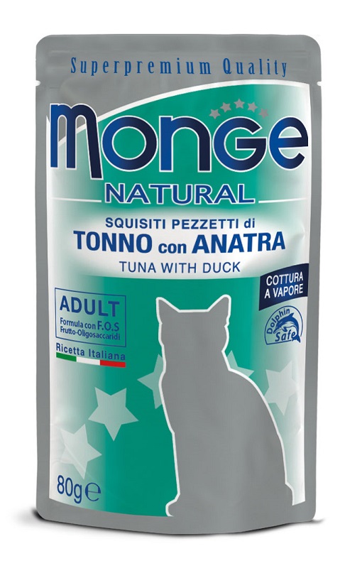 MONGE BUSTE TONNO/ANATRA 80G - Gruppofarmastore.it
