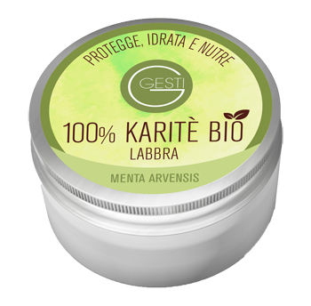 GESTI 100% KARITE' BIO 10 ML MENTA ARVENSIS LABBRA - Gruppofarmastore.it
