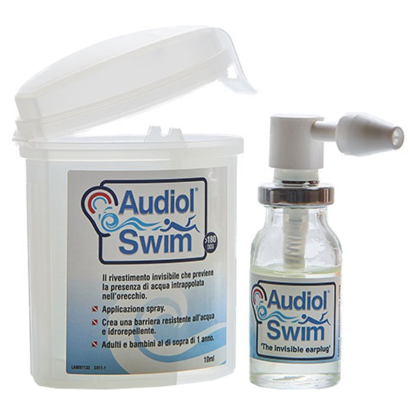 AUDIOLSWIM SOLUZIONE RIVESTIMENTO CANALE UDITIVO COME BARRIERA IDROREPELLENTE - Gruppofarmastore.it