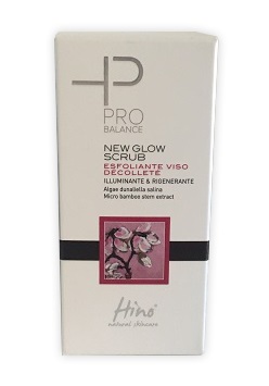 HINO NATURAL SKINCARE PRO BALANCE NEW GLOW SCRUB ESFOLIANTE VISO DECOLLETE 50 ML - Gruppofarmastore.it