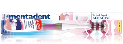 MENTADENT SPAZZOLINO VERTICAL EXPERT SENSI - Gruppofarmastore.it