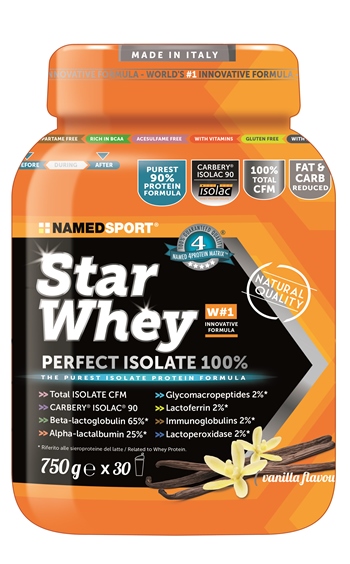 STAR WHEY ISOLATE VANILLA 750 G - Gruppofarmastore.it