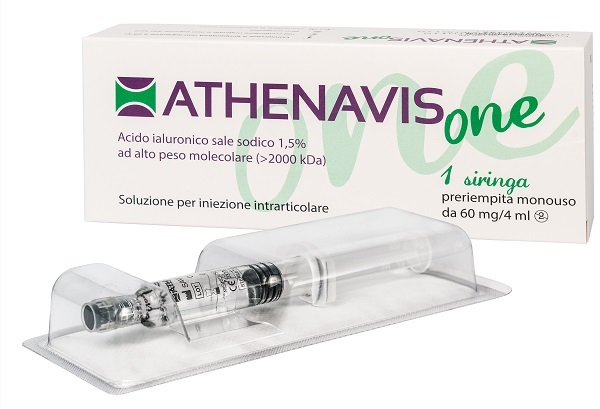 SIRINGA INTRA-ARTICOLARE ATHENAVIS ONE ACIDO IALURONICO 1,5% 4 ML - Gruppofarmastore.it