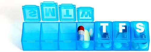 MEDS PORTAPILLOLE SETTIMANALE MEDS - Gruppofarmastore.it