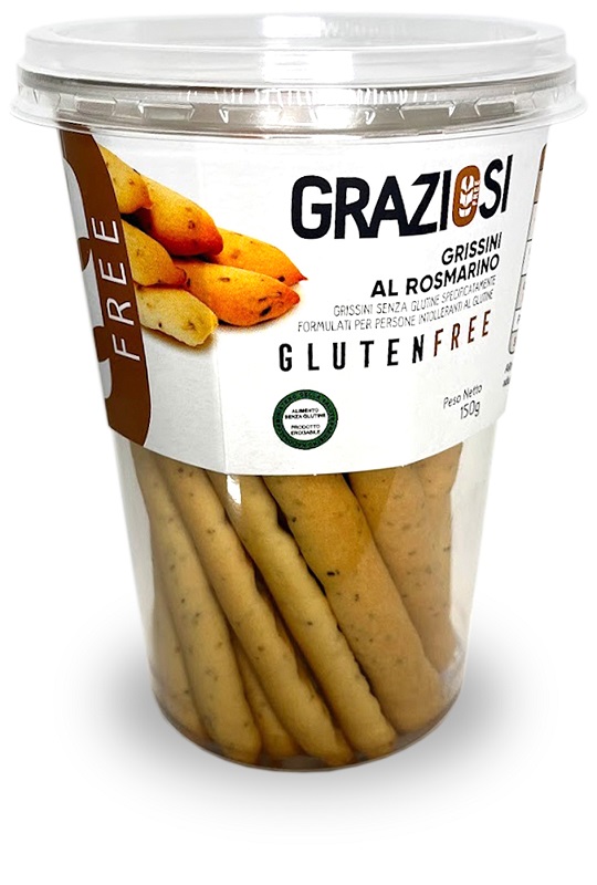 GRISSINI AL ROSMARINO 150 G - Gruppofarmastore.it