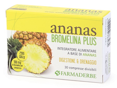 ANANAS BROMELINA PLUS 30 COMPRESSE - Gruppofarmastore.it