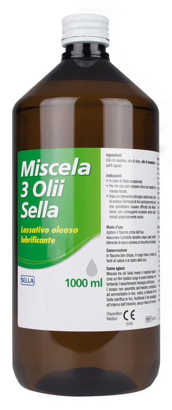 MISCELA 3 OLI LASSATIVO MD SELLA 1 L - Gruppofarmastore.it
